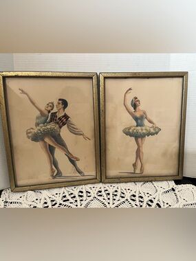 Vintage Gina Winde Ballerina Art Prints